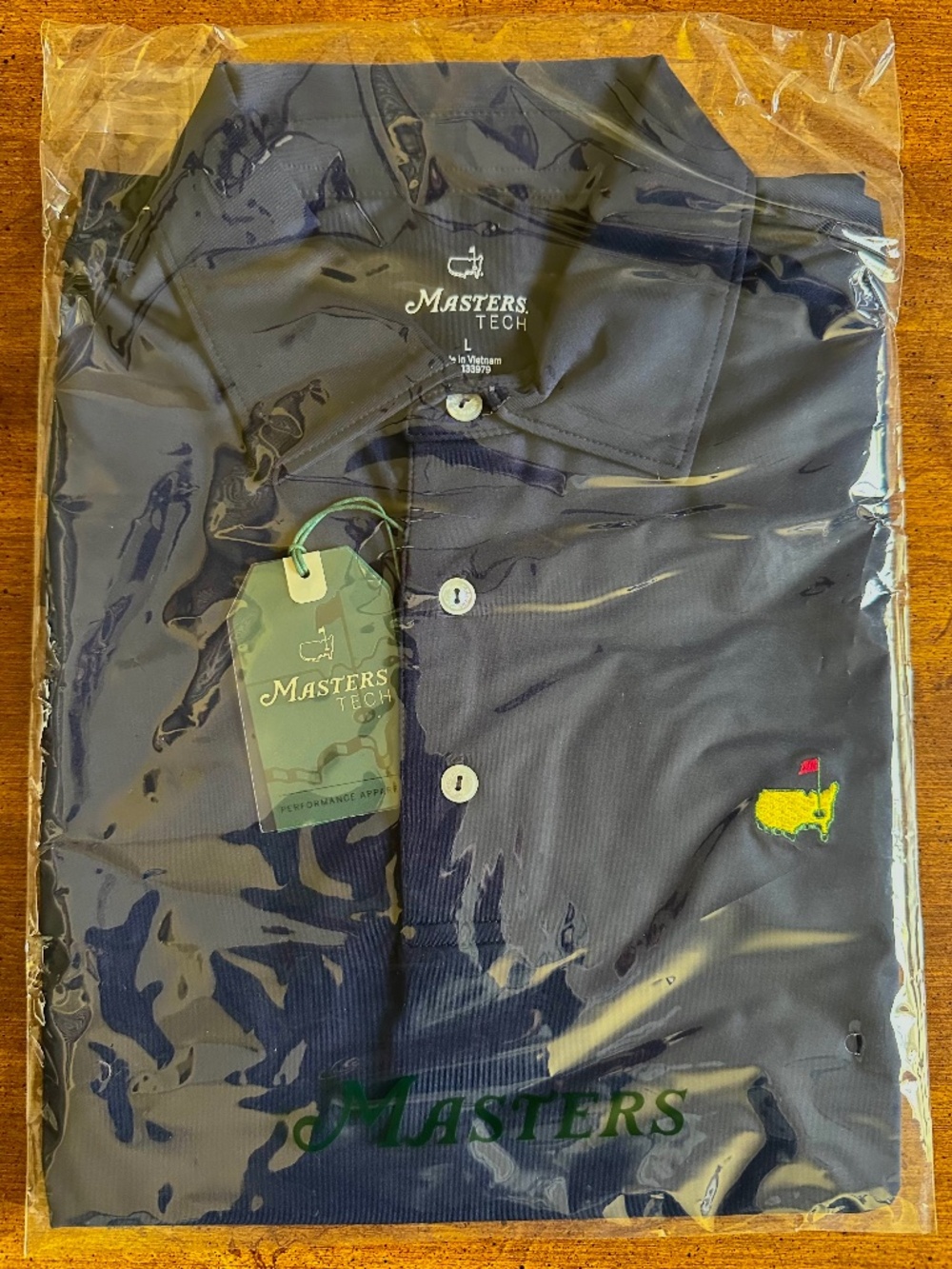 The 2026 Masters Men's Polo in Navy Blue - Size Large